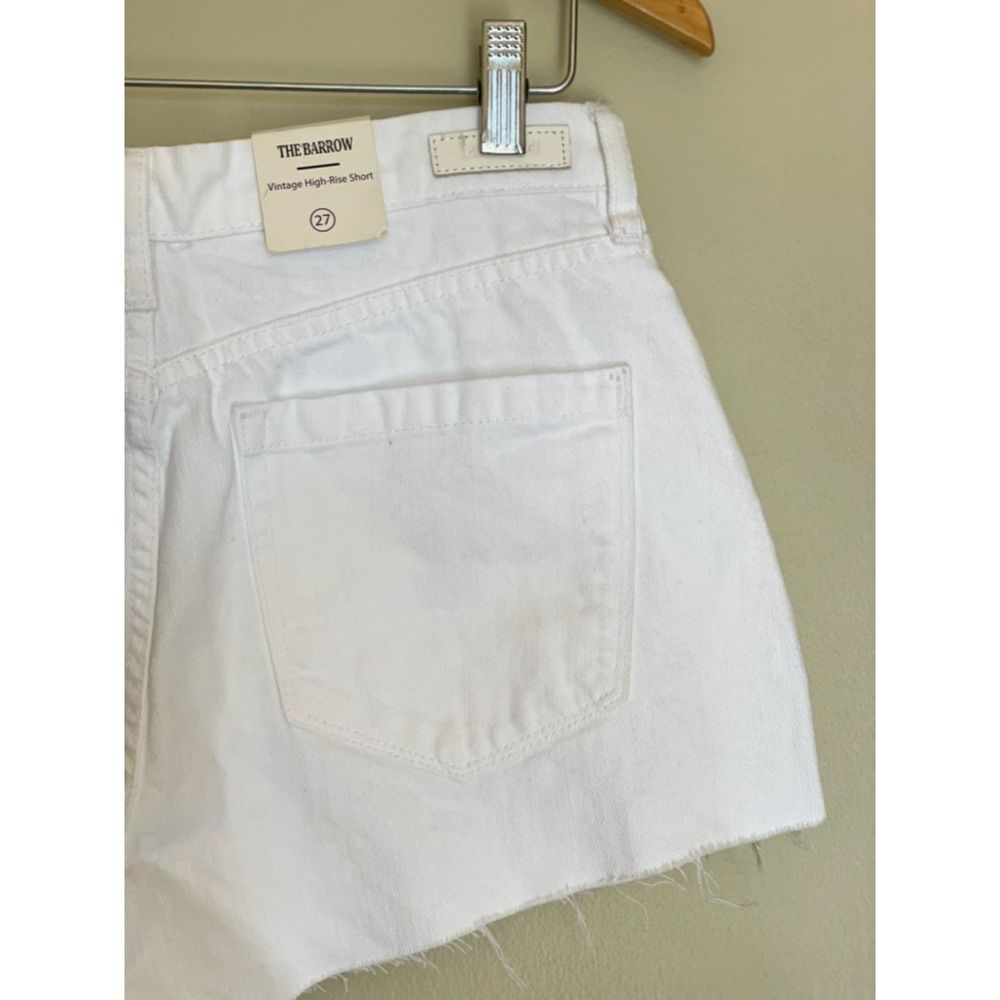 Blank NYC White Neutral Minimalist High-Rise Eyelet Shorts Size 27 NEW C42 - Picture 6 of 13